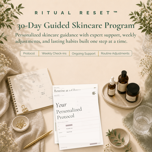 The Ritual Reset™ — 30-Day Guided Barrier-First Skin Program