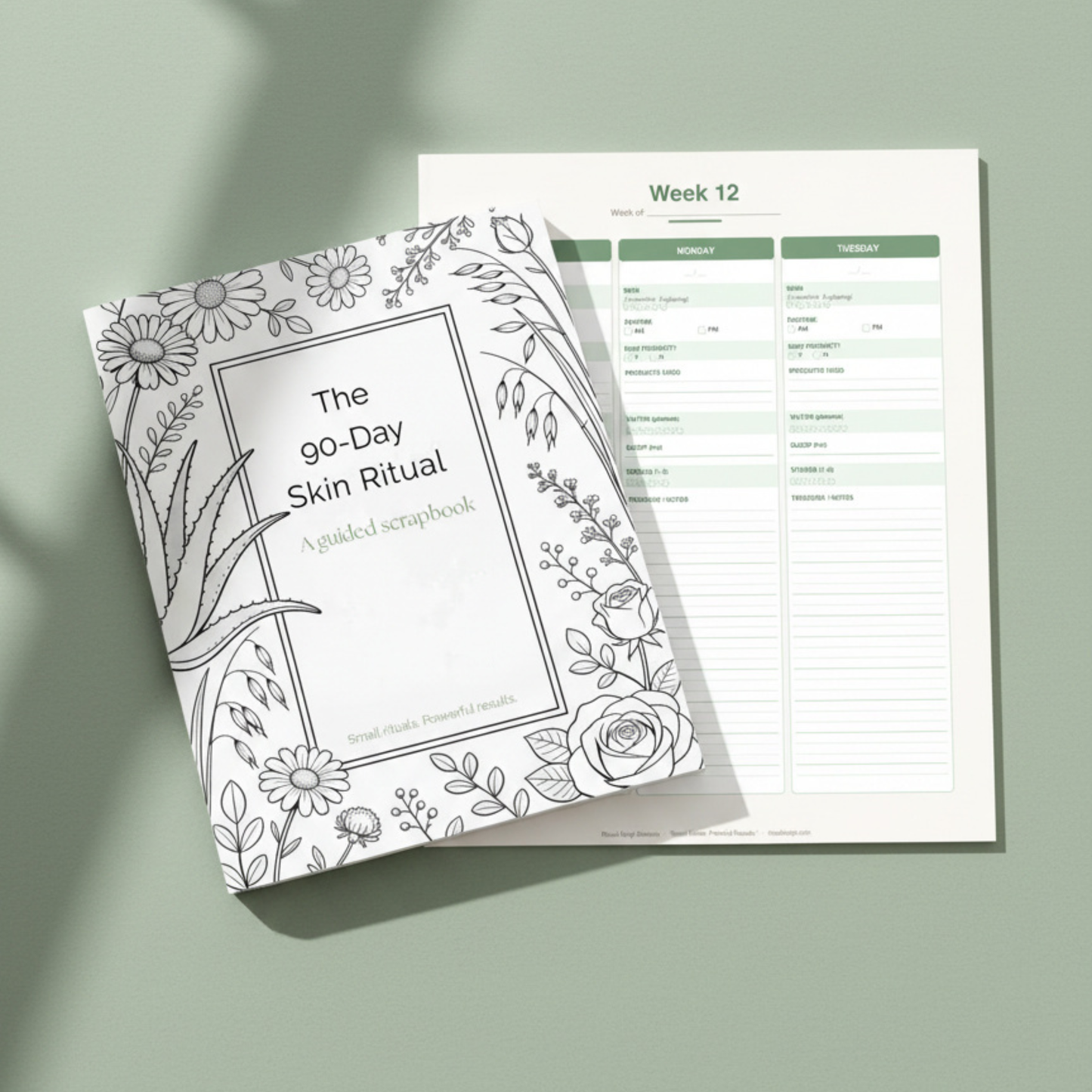 The 90 Day Ritual™ – Guided Skin Scrapbook (Printable)
