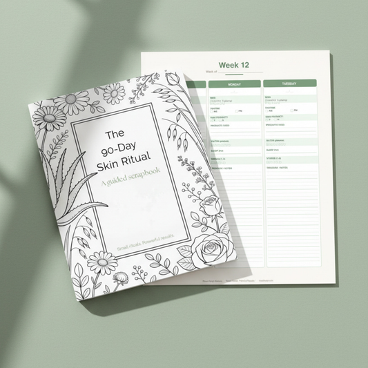 The 90 Day Ritual™ – Guided Skin Scrapbook (Printable)