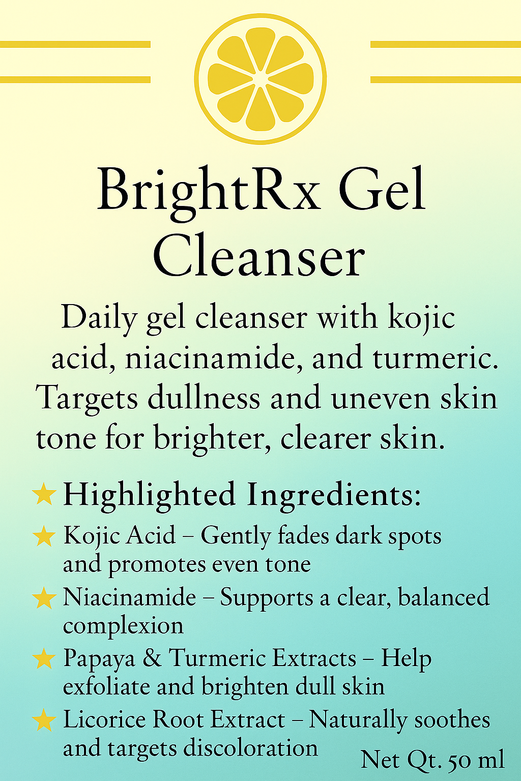 BrightRx Gel Cleanser