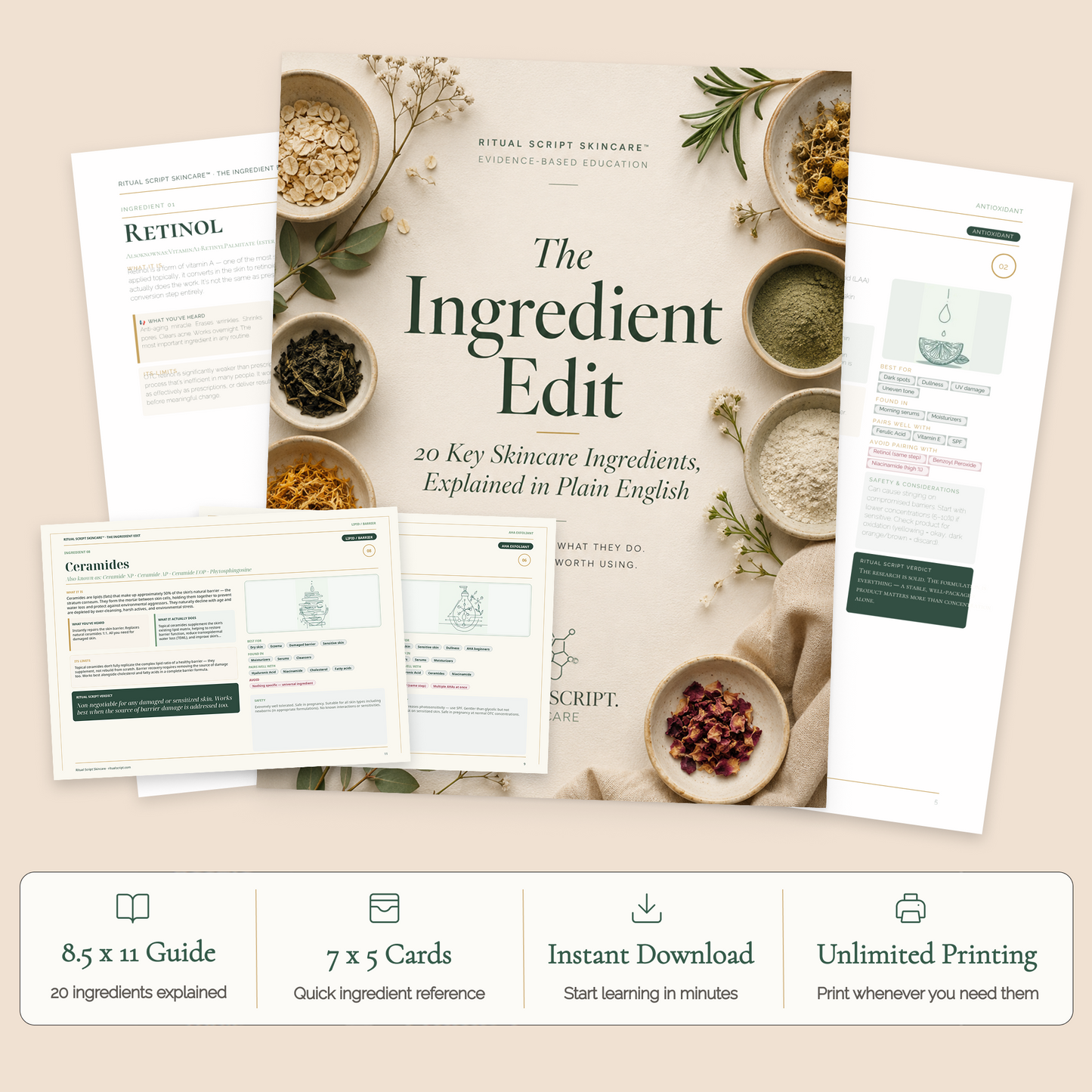 The Ingredient Edit — Skincare Ingredient Reference Guide