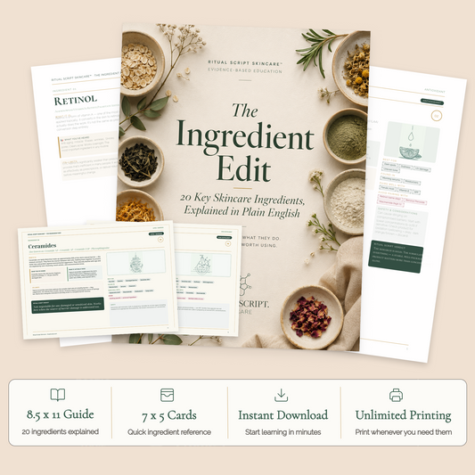 The Ingredient Edit — Skincare Ingredient Reference Guide