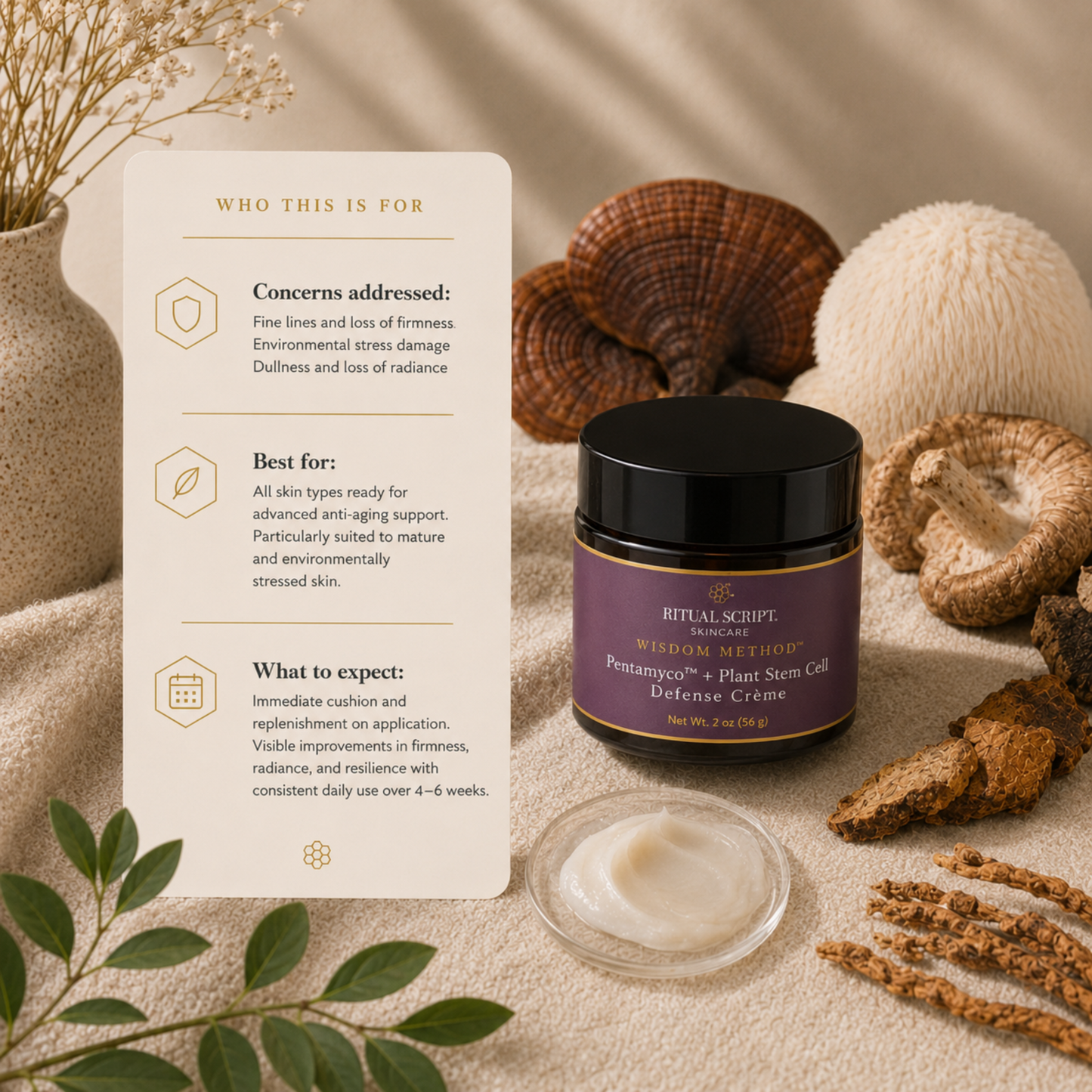 Pentamyco™ + Plant Stem Cell Defense Crème