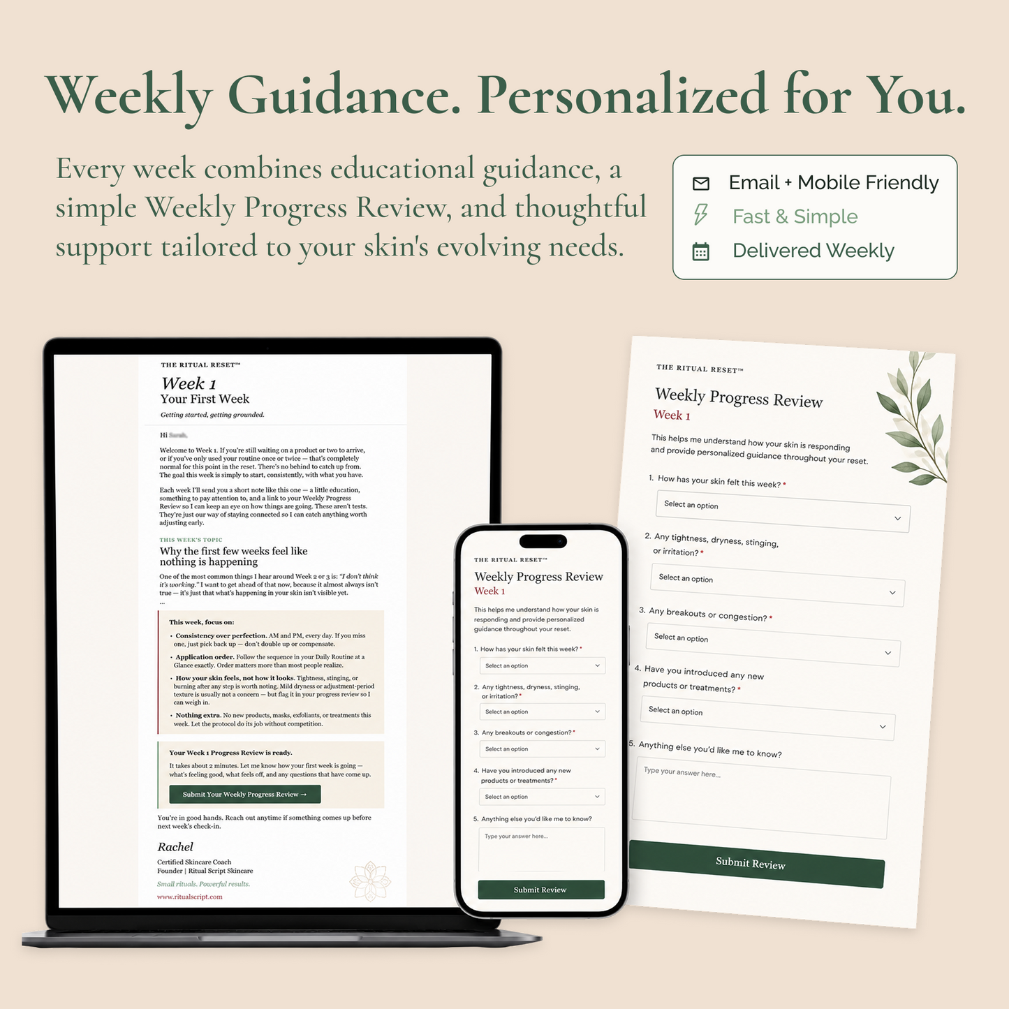 The Ritual Reset™ — 30-Day Guided Barrier-First Skin Program