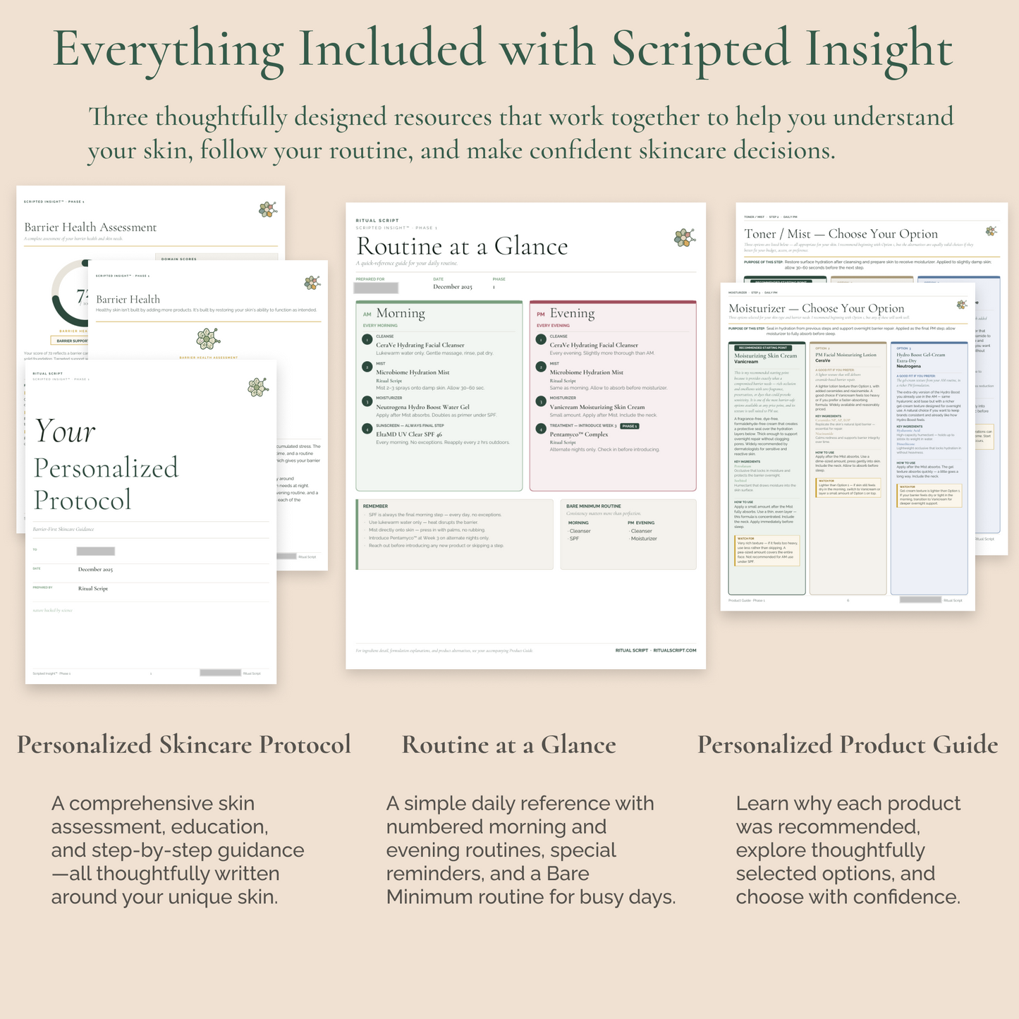 Scripted Insight™ — Personalized Barrier-First Skin Protocol