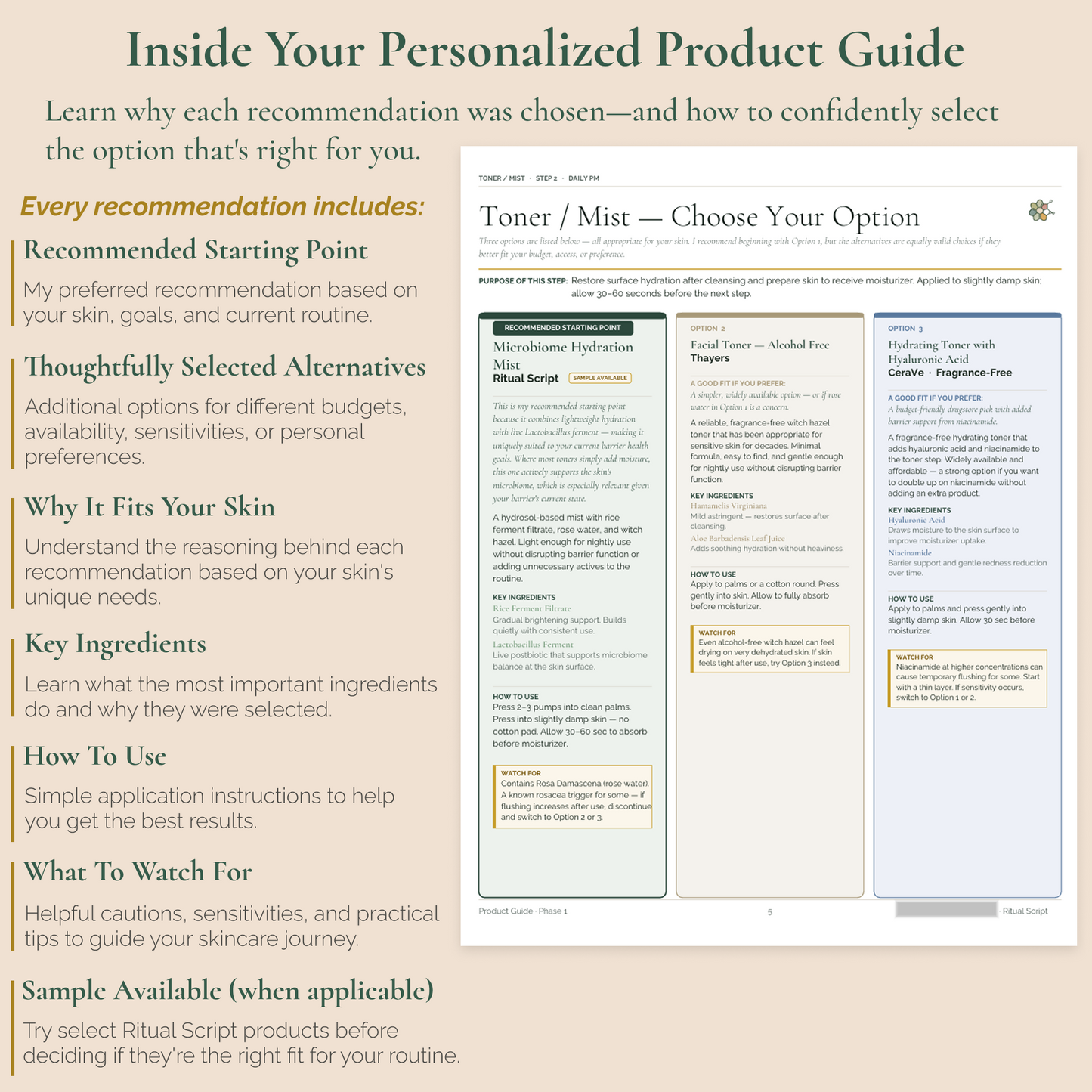 Scripted Insight™ — Personalized Barrier-First Skin Protocol