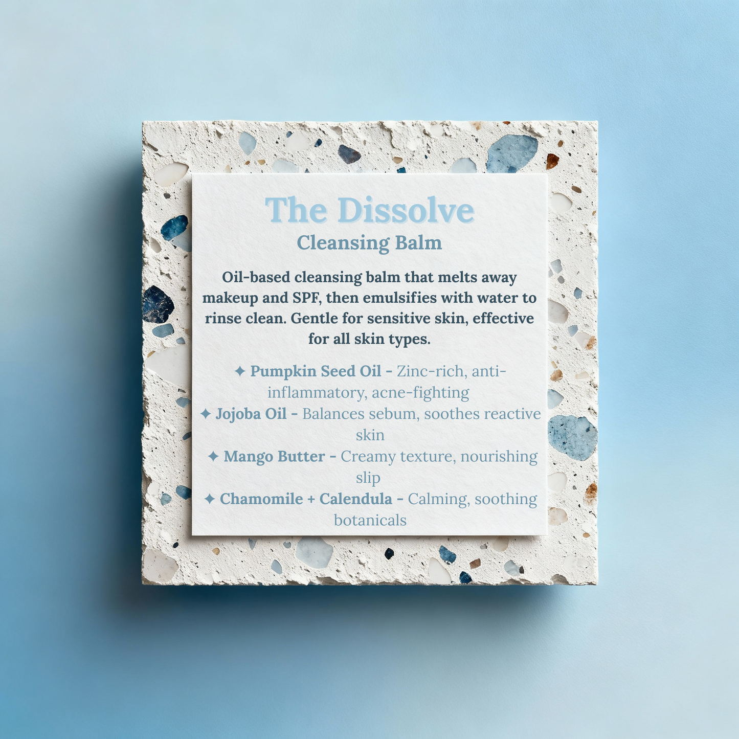 The Dissolve - Cleansing Balm